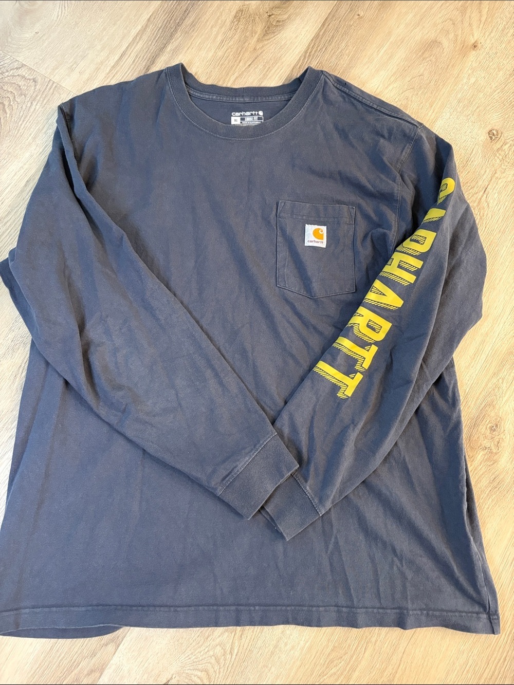 Carhartt Loose Fit Heavyweight Long Sleeve Pocket Tee - XL 🛠️🔥 work wear outdoor